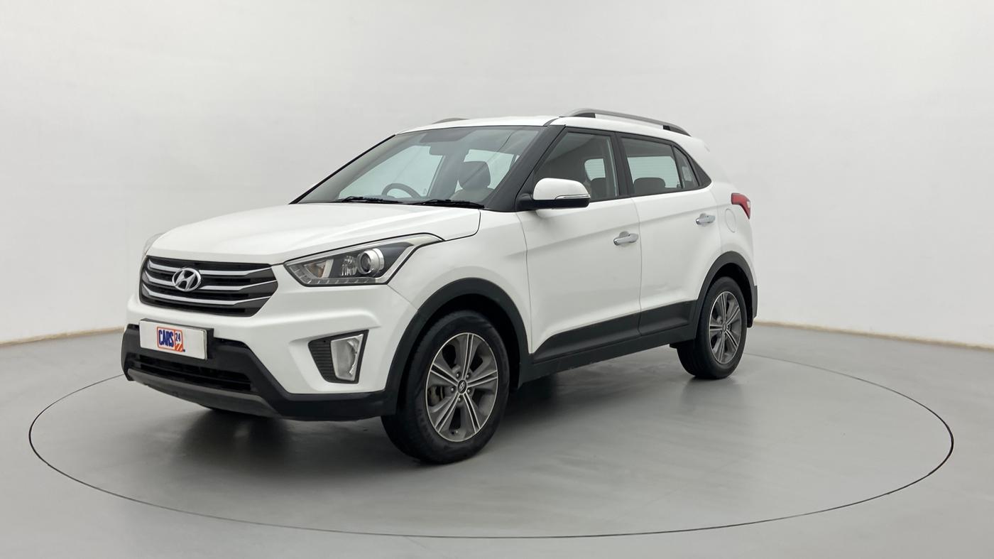 2016 Hyundai Creta SX PLUS AT 1.6 DIESEL, Diesel, Automatic, 89,590 km, Left Front Diagonal