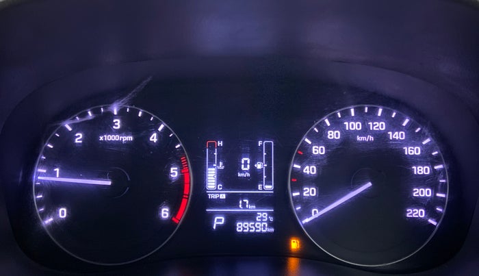 2016 Hyundai Creta SX PLUS AT 1.6 DIESEL, Diesel, Automatic, 89,590 km, Odometer Image