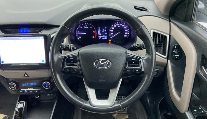 2016 Hyundai Creta SX PLUS AT 1.6 DIESEL, Diesel, Automatic, 89,590 km, Steering Wheel Close Up