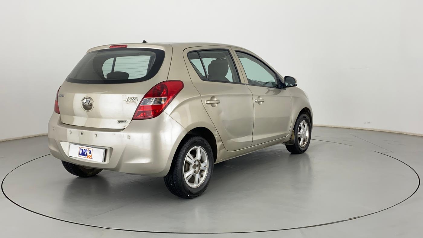2011 Hyundai i20 SPORTZ 1.2, Petrol, Manual, 60,792 km, Right Back Diagonal