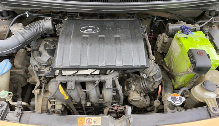 2015 Hyundai Grand i10 ASTA AT 1.2 KAPPA VTVT, Petrol, Automatic, 90,849 km, Engine View