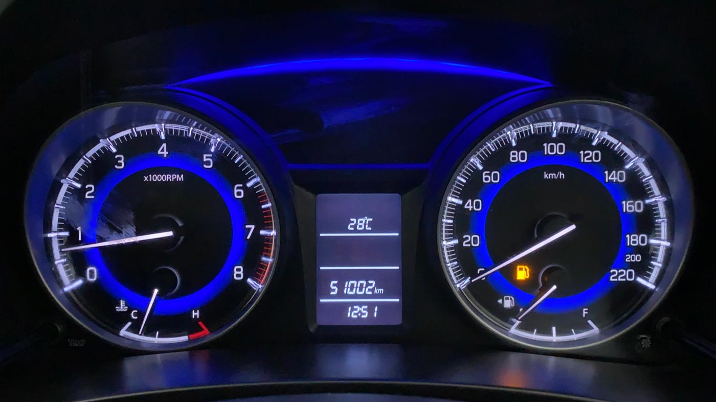 2016 Maruti Baleno DELTA PETROL 1.2, Petrol, Manual, 51,139 km, Odometer Image