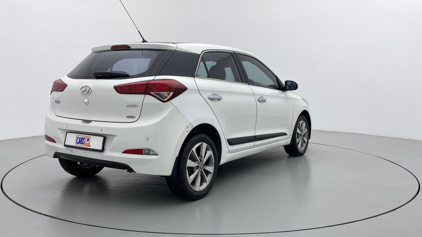 2015 Hyundai Elite i20 ASTA 1.4 CRDI, Diesel, Manual, 96,222 km, Right Back Diagonal