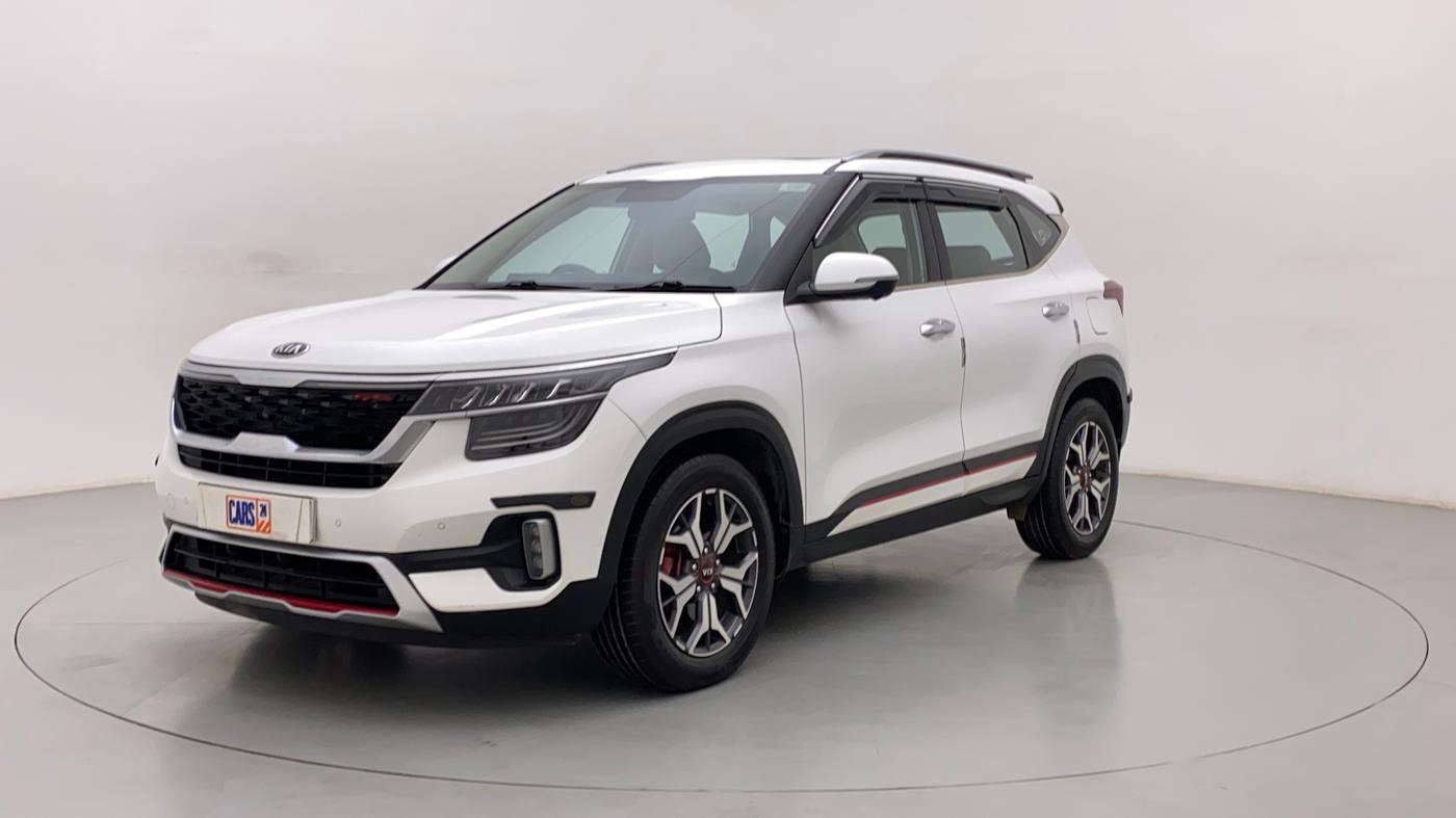 2019 KIA SELTOS GTX PLUS AT 1.5 DIESEL, Diesel, Automatic, 47,490 km, Left Front Diagonal