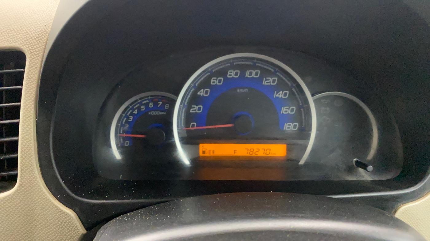 2018 Maruti Wagon R 1.0 VXI, Petrol, Manual, 78,362 km, Odometer Image