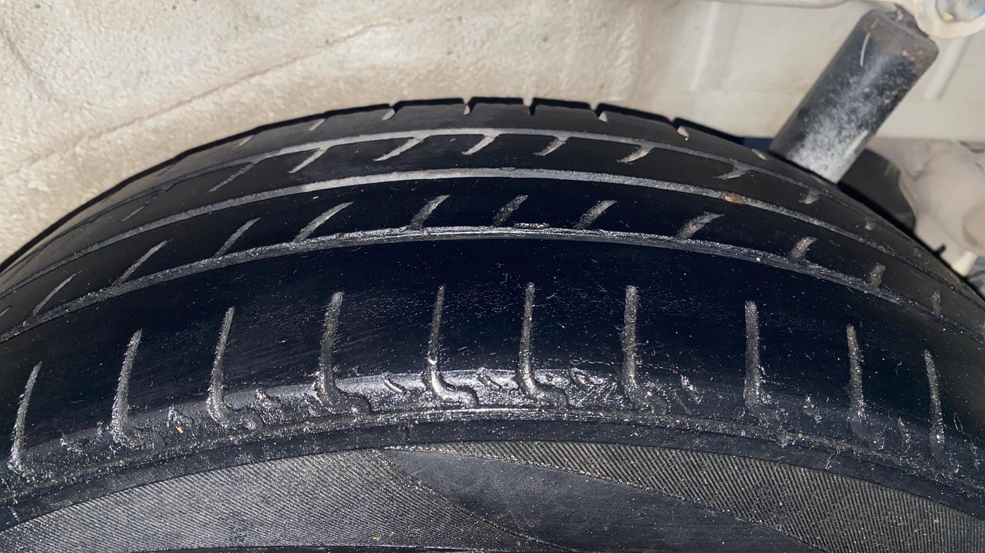 2018 Maruti Wagon R 1.0 VXI, Petrol, Manual, 85,514 km, Left Rear Tyre Tread