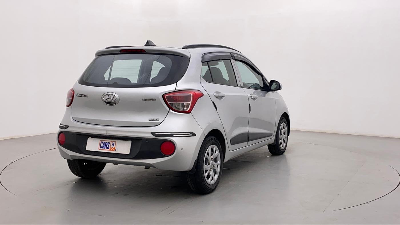 2017 Hyundai Grand i10 SPORTZ U2 1.2 CRDI, Diesel, Manual, 89,373 km, Right Back Diagonal
