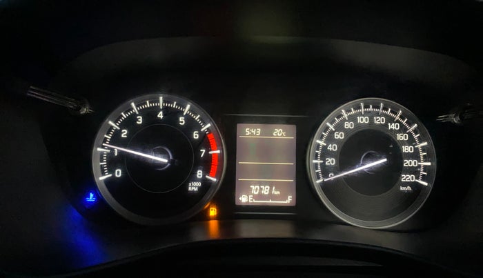 2022 Maruti Baleno SIGMA PETROL 1.2, Petrol, Manual, 70,757 km, Odometer Image