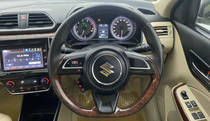 2018 Maruti Dzire ZXI Plus AMT, Petrol, Automatic, 38,649 km, Steering Wheel Close Up