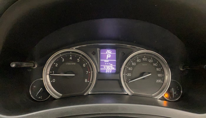 2017 Maruti Ciaz ZXI+ AT, Petrol, Automatic, 47,778 km, Odometer Image