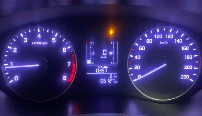2017 Hyundai Elite i20 ASTA 1.2, Petrol, Manual, 1,06,073 km, Odometer Image