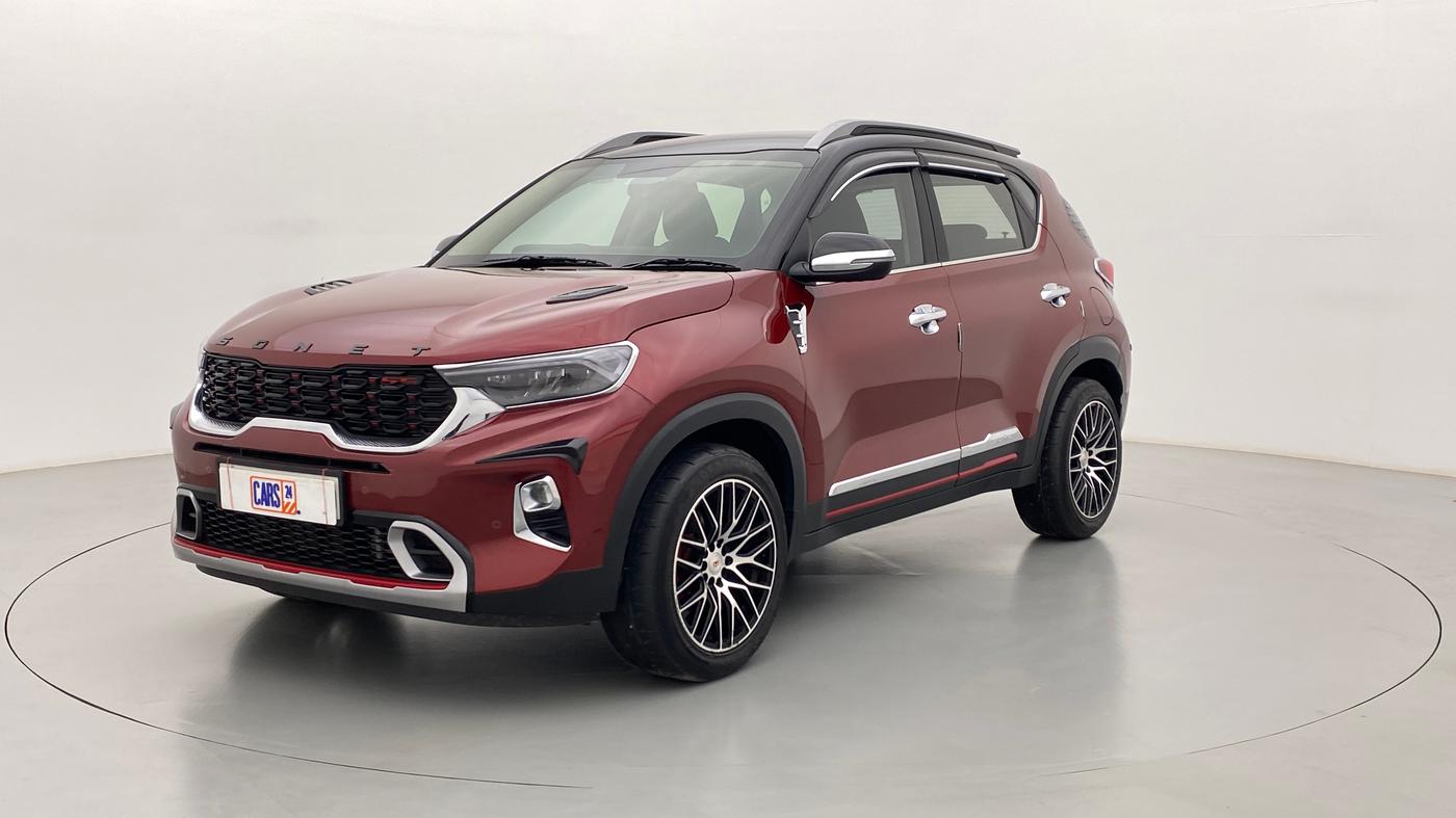 2022 KIA SONET GTX PLUS 1.5D AT DUAL TONE, Diesel, Automatic, 4,546 km, Left Front Diagonal