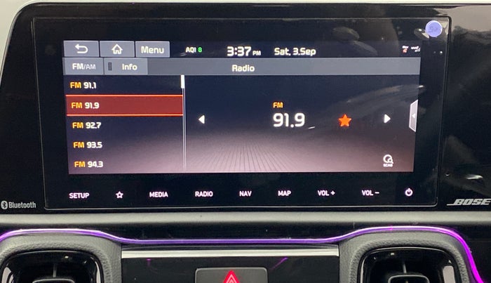 2022 KIA SONET GTX PLUS 1.5D AT DUAL TONE, Diesel, Automatic, 4,546 km, Infotainment System