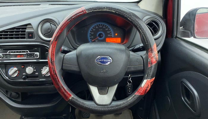2017 Datsun Redi Go S 1.0, Petrol, Manual, 27,596 km, Steering Wheel Close Up