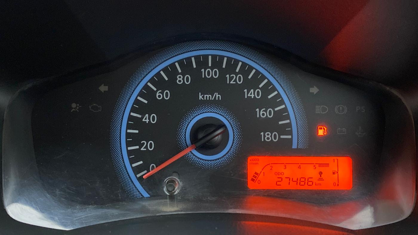 2017 Datsun Redi Go S 1.0, Petrol, Manual, 27,596 km, Odometer Image