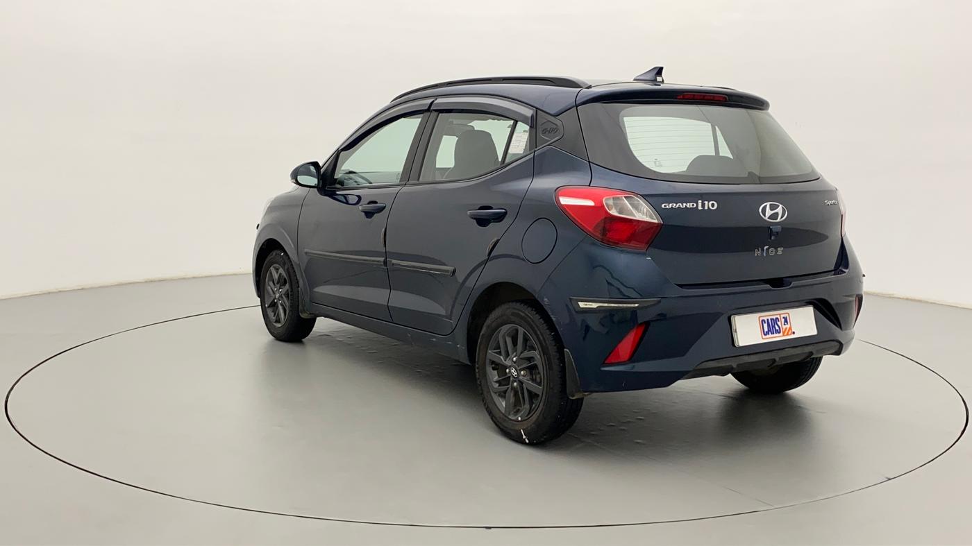 2019 Hyundai GRAND I10 NIOS SPORTZ AMT 1.2 KAPPA VTVT, Petrol, Automatic, 76,421 km, Left Back Diagonal