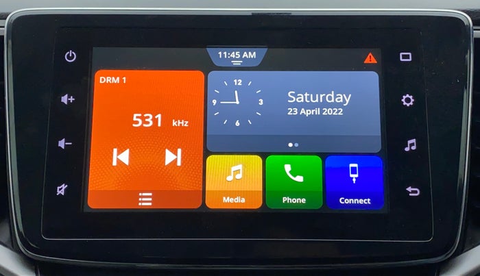 2019 Toyota Glanza V CVT, Petrol, Automatic, 4,368 km, Infotainment System