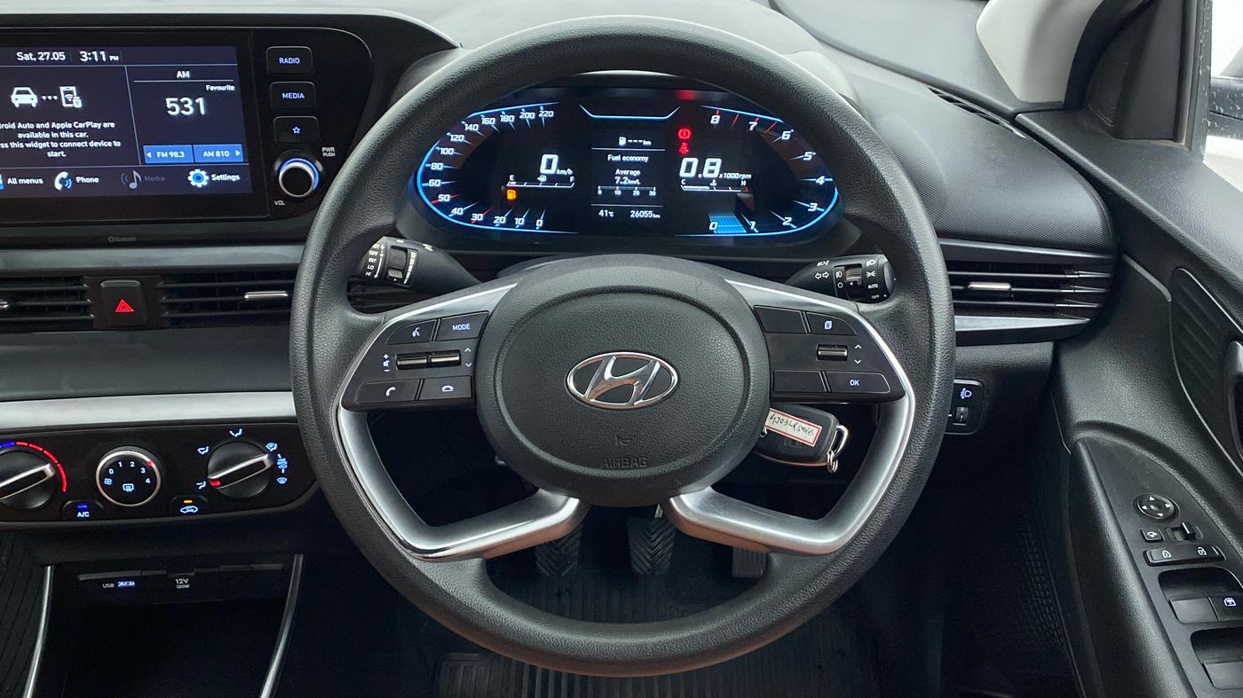 2020 Hyundai NEW I20 SPORTZ 1.2 MT, Petrol, Manual, 26,055 km, Steering Wheel Close Up