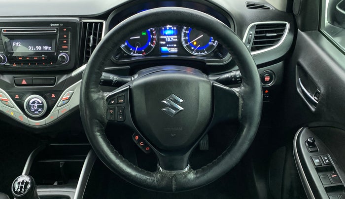 2017 Maruti Baleno ZETA 1.2 K12, Petrol, Manual, 54,919 km, Steering Wheel Close Up