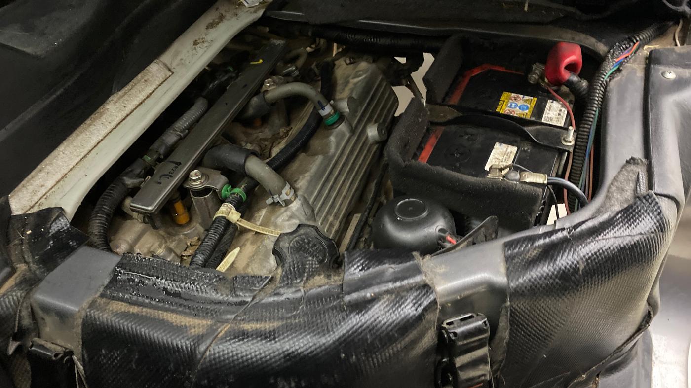 2022 Maruti Eeco 5 STR AC (O), Petrol, Manual, 24,174 km, Engine View - Left