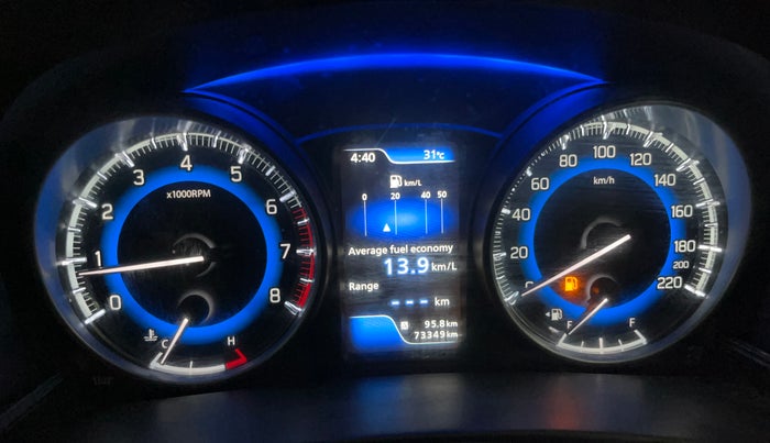 2021 Toyota Glanza G, Petrol, Manual, 73,283 km, Odometer Image