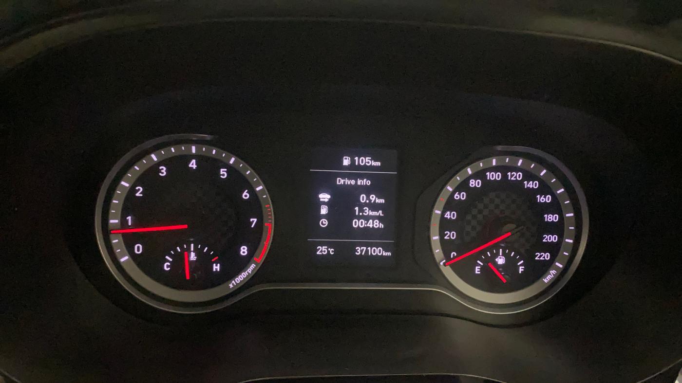 2023 Hyundai GRAND I10 NIOS SPORTZ 1.2 KAPPA VTVT, Petrol, Manual, 37,099 km, Odometer Image