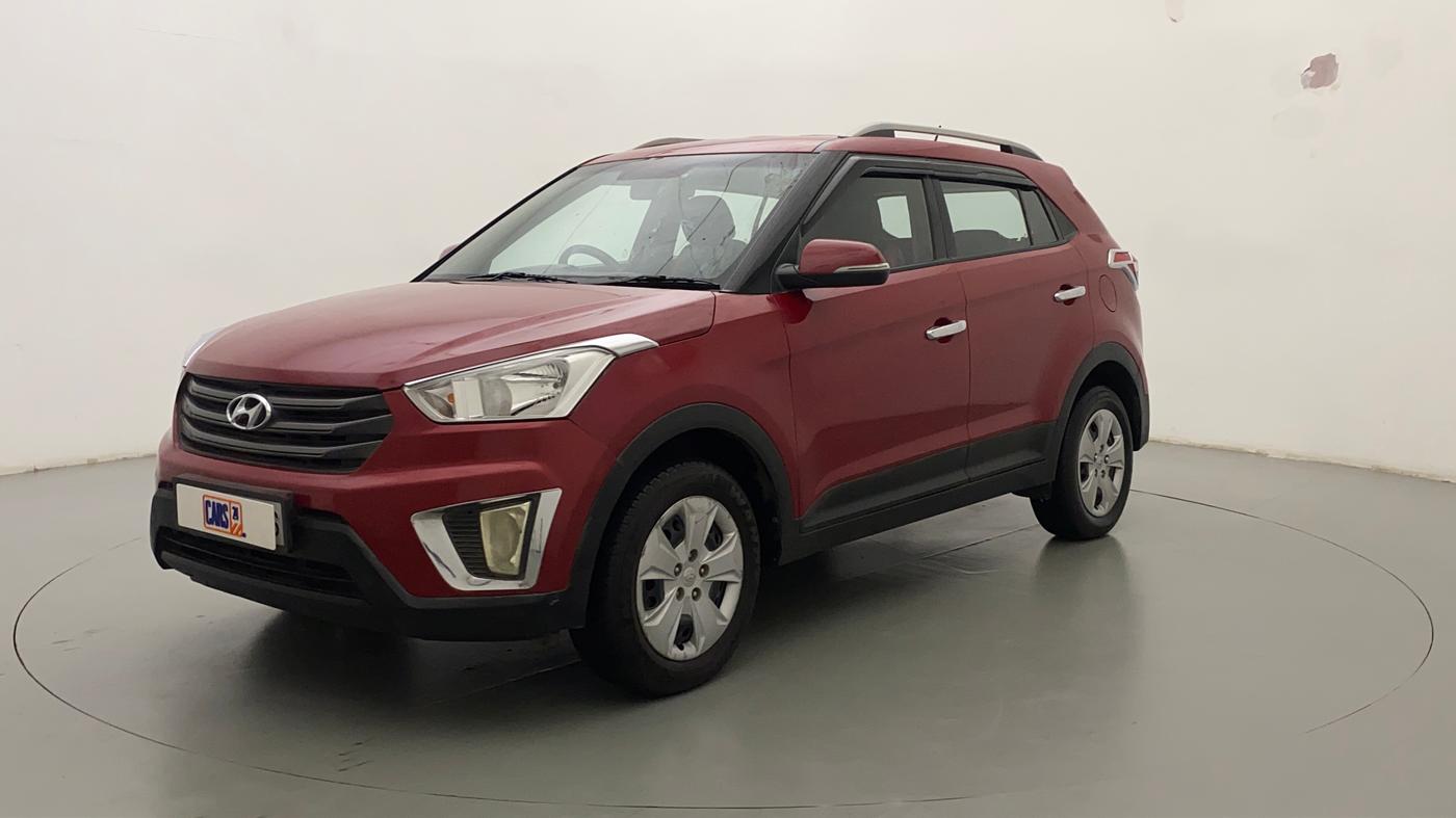 2017 Hyundai Creta E PLUS 1.6 PETROL, Petrol, Manual, 60,658 km, Left Front Diagonal