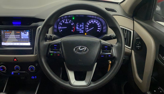 2017 Hyundai Creta E PLUS 1.6 PETROL, Petrol, Manual, 60,658 km, Steering Wheel Close Up
