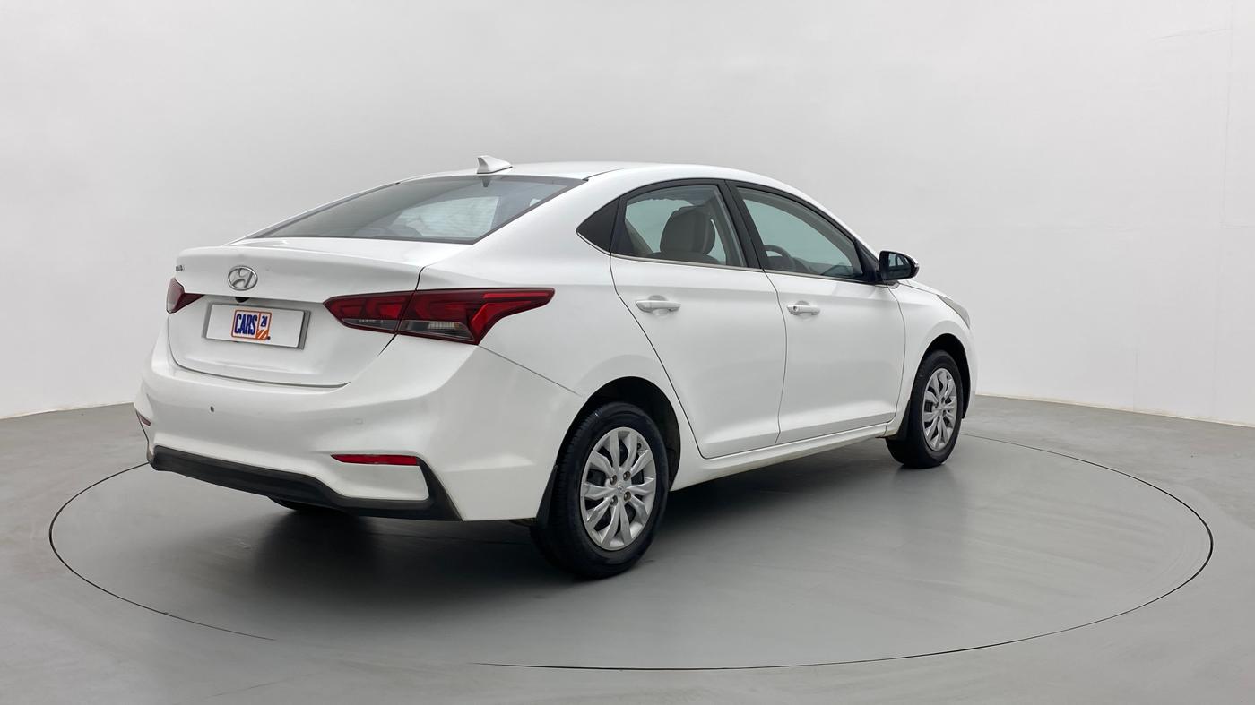 2018 Hyundai Verna 1.4 EX PETROL, Petrol, Manual, 28,388 km, Right Back Diagonal