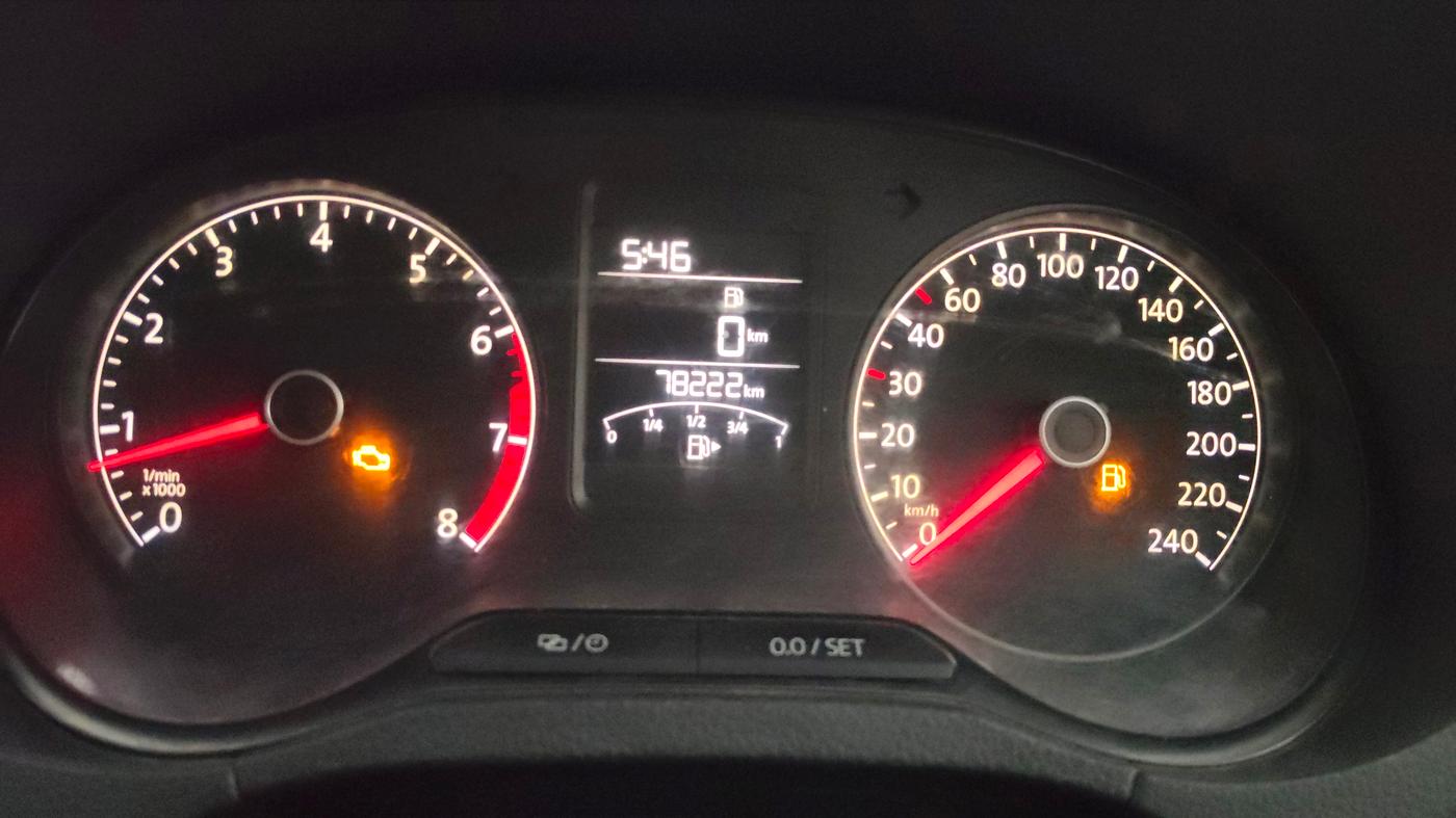 2017 Volkswagen Ameo HIGHLINE1.2L, Petrol, Manual, 78,211 km, Odometer Image