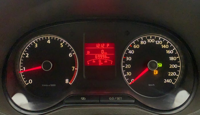 2013 Volkswagen Vento HIGHLINE PETROL AT, Petrol, Automatic, 69,996 km, Odometer Image