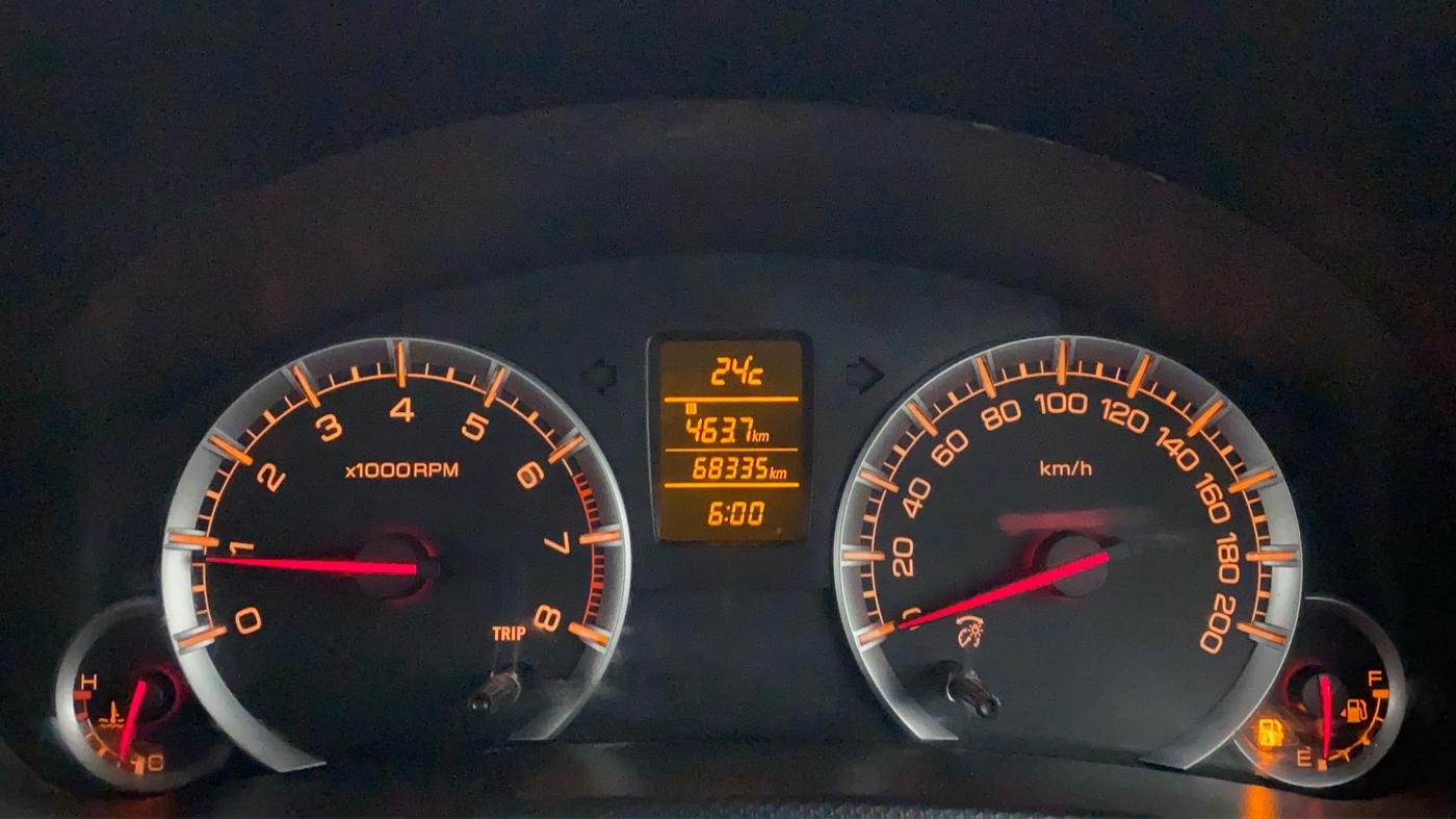 2017 Maruti Swift ZXI D, Petrol, Manual, 68,751 km, Odometer Image