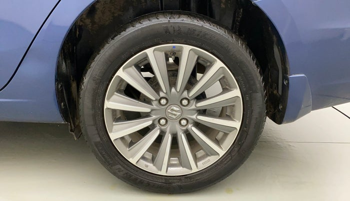 2018 Maruti Ciaz ALPHA 1.5 SHVS PETROL, Petrol, Manual, 75,831 km, Left Rear Wheel