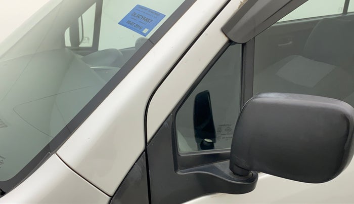 2010 Maruti Wagon R 1.0 LXI, Petrol, Manual, 67,394 km, Left A pillar - Slightly dented