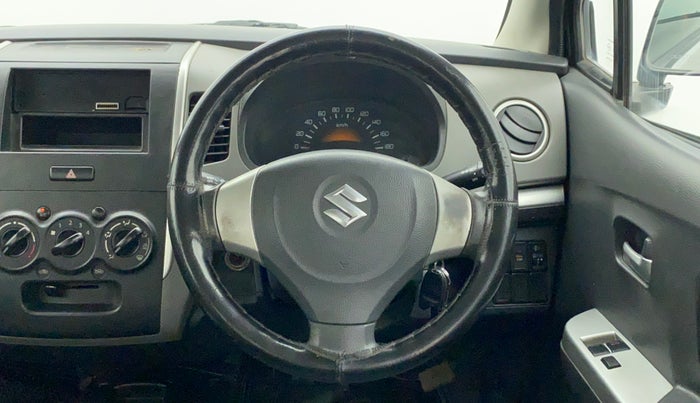 2010 Maruti Wagon R 1.0 LXI, Petrol, Manual, 67,394 km, Steering Wheel Close Up