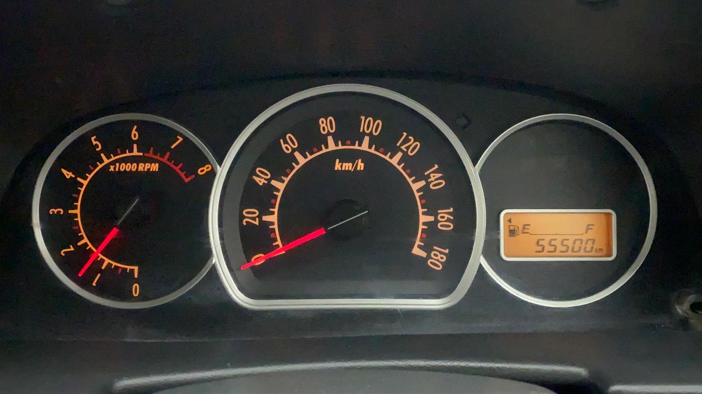 2010 Maruti Alto K10 VXI, Petrol, Manual, 55,500 km, Odometer Image