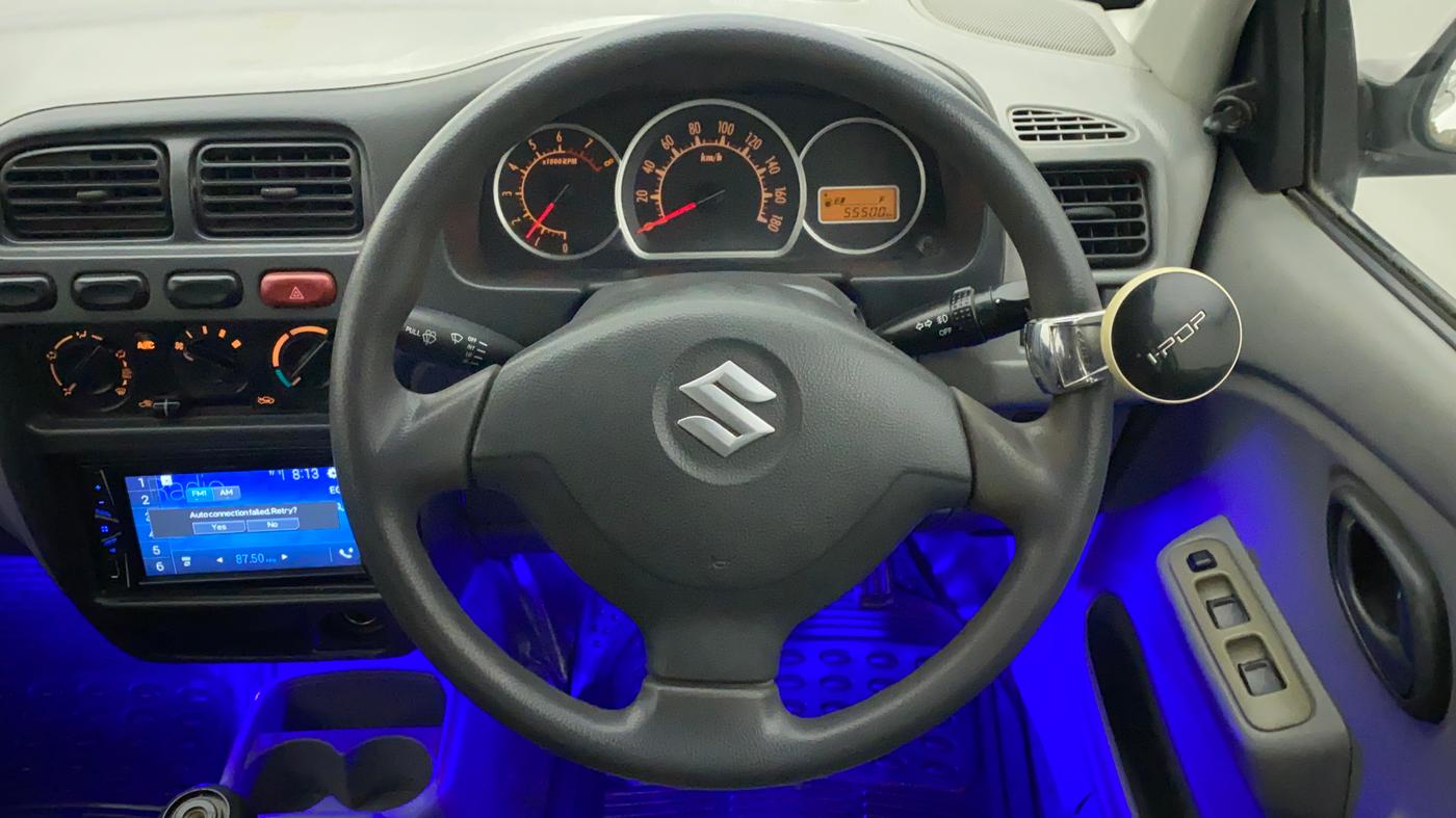 2010 Maruti Alto K10 VXI, Petrol, Manual, 55,500 km, Steering Wheel Close Up