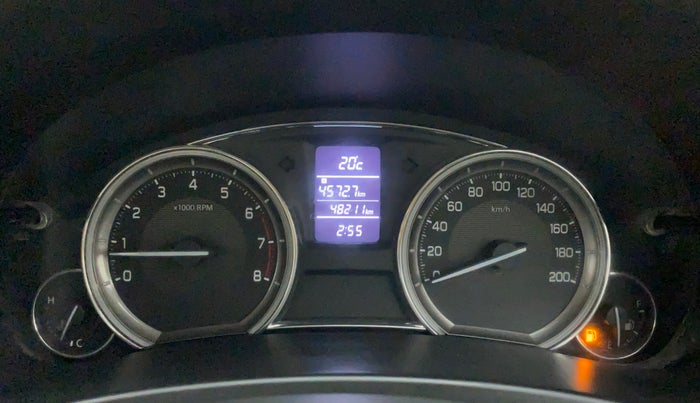 2015 Maruti Ciaz ZXI, Petrol, Manual, 48,058 km, Odometer Image