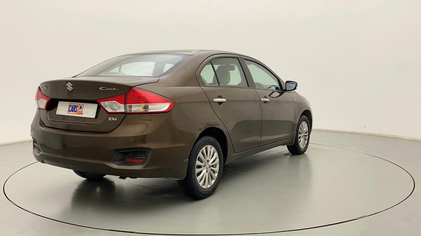 2015 Maruti Ciaz ZXI, Petrol, Manual, 48,058 km, Right Back Diagonal