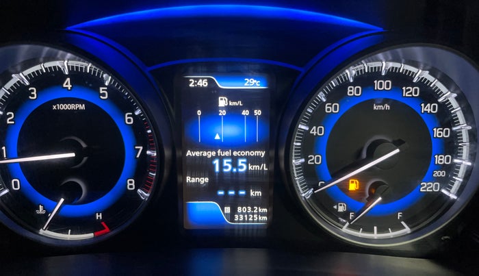 2019 Maruti Baleno ALPHA PETROL 1.2, Petrol, Manual, 33,117 km, Odometer Image