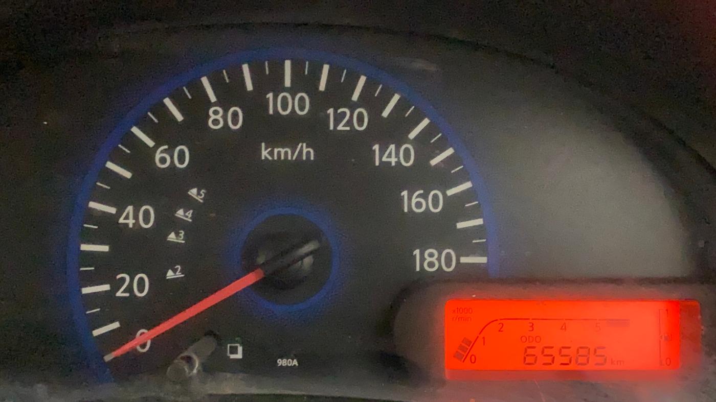 2015 Datsun Go Plus T, Petrol, Manual, 65,584 km, Odometer Image
