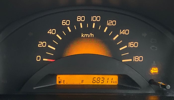 2013 Maruti Wagon R 1.0 LXI CNG, CNG, Manual, 68,380 km, Odometer Image
