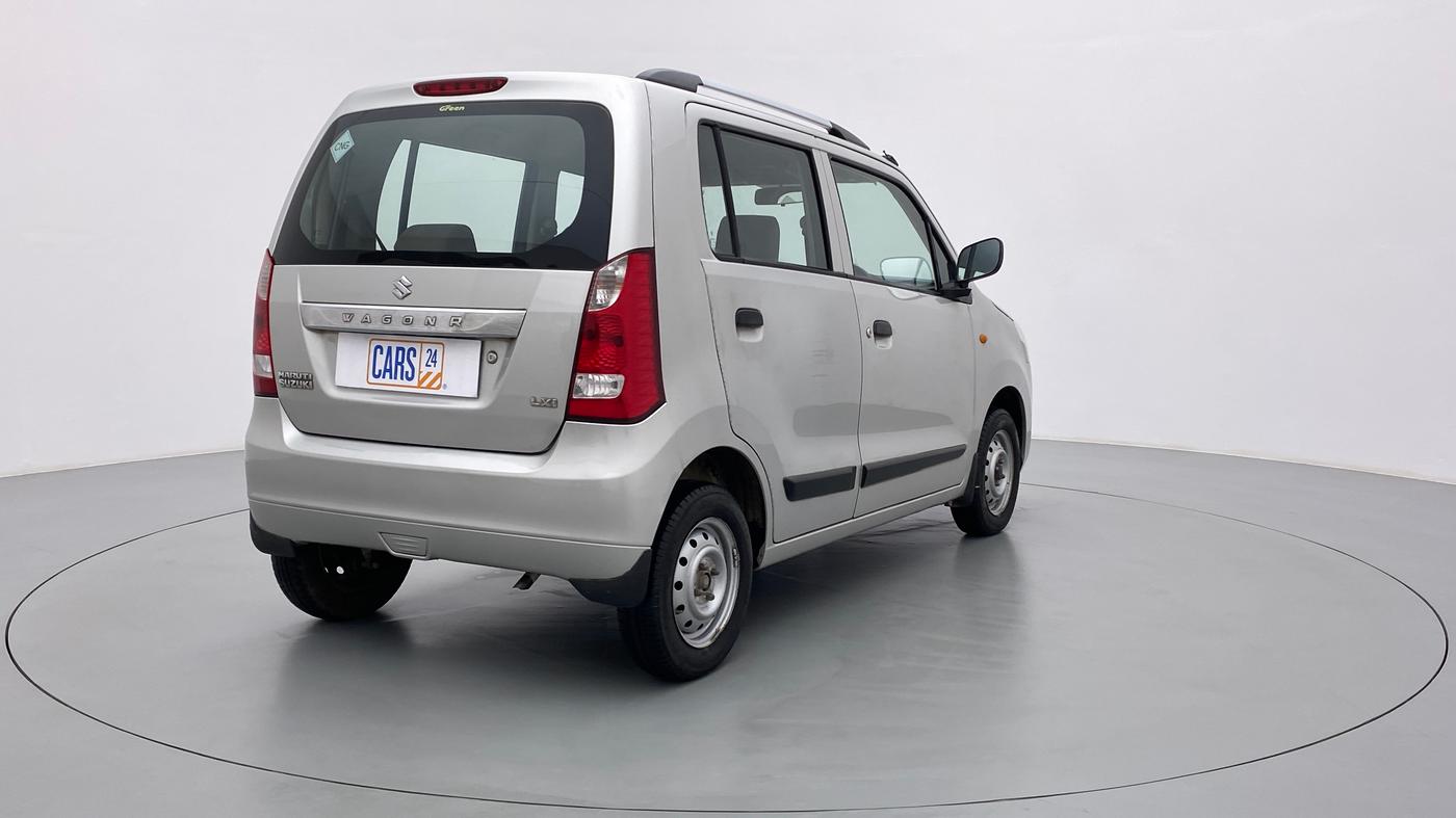 2013 Maruti Wagon R 1.0 LXI CNG, CNG, Manual, 68,380 km, Right Back Diagonal