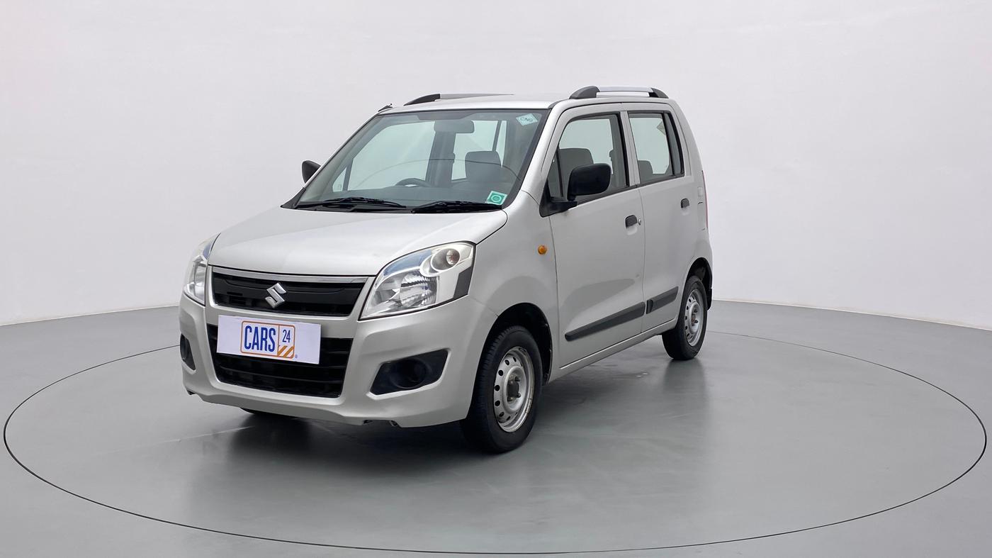 2013 Maruti Wagon R 1.0 LXI CNG, CNG, Manual, 68,380 km, Left Front Diagonal