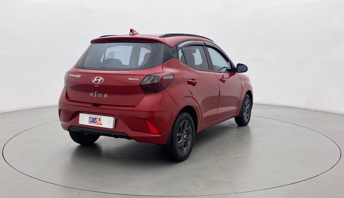 2020 Hyundai GRAND I10 NIOS SPORTZ AMT 1.2 KAPPA VTVT, Petrol, Automatic, 26,310 km, Right Back Diagonal