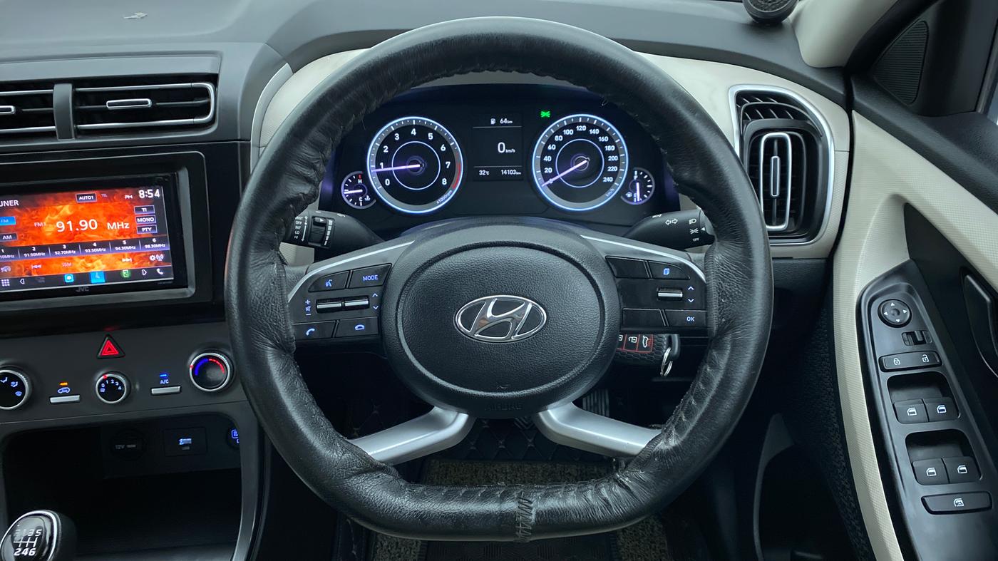 2020 Hyundai Creta 1.5 EX Petrol MT, Petrol, Manual, 14,114 km, Steering Wheel Close Up