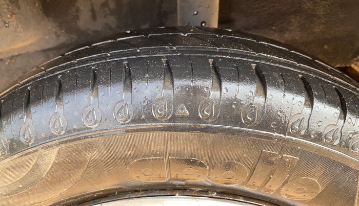 2021 Datsun Redi Go T, Petrol, Manual, 38,975 km, Left Rear Tyre Tread