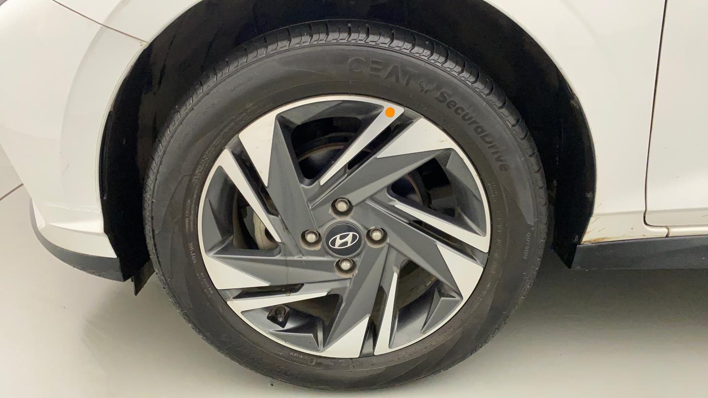 2020 Hyundai NEW I20 ASTA (O) 1.0 TURBO GDI DCT, Petrol, Automatic, 13,235 km, Left Front Wheel