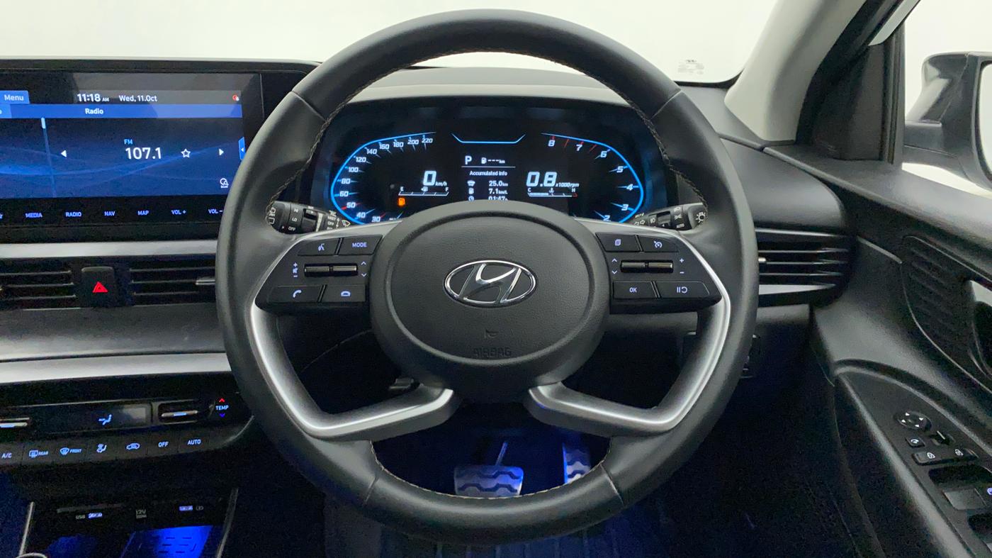 2020 Hyundai NEW I20 ASTA (O) 1.0 TURBO GDI DCT, Petrol, Automatic, 13,235 km, Steering Wheel Close Up