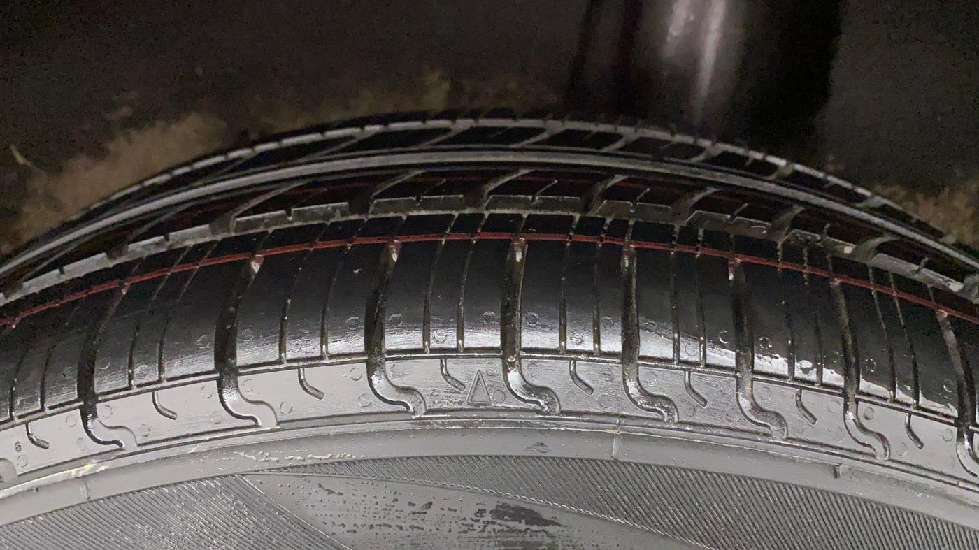 2018 Maruti Baleno DELTA CVT PETROL 1.2, Petrol, Automatic, 1,05,095 km, Left Rear Tyre Tread